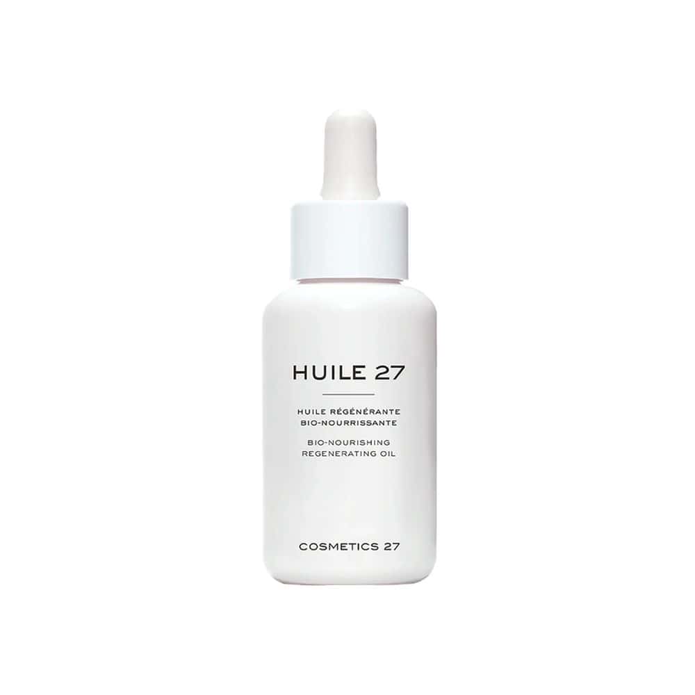 Huile 27 Bio-Nourishing Regenerating Oil bottle with dropper