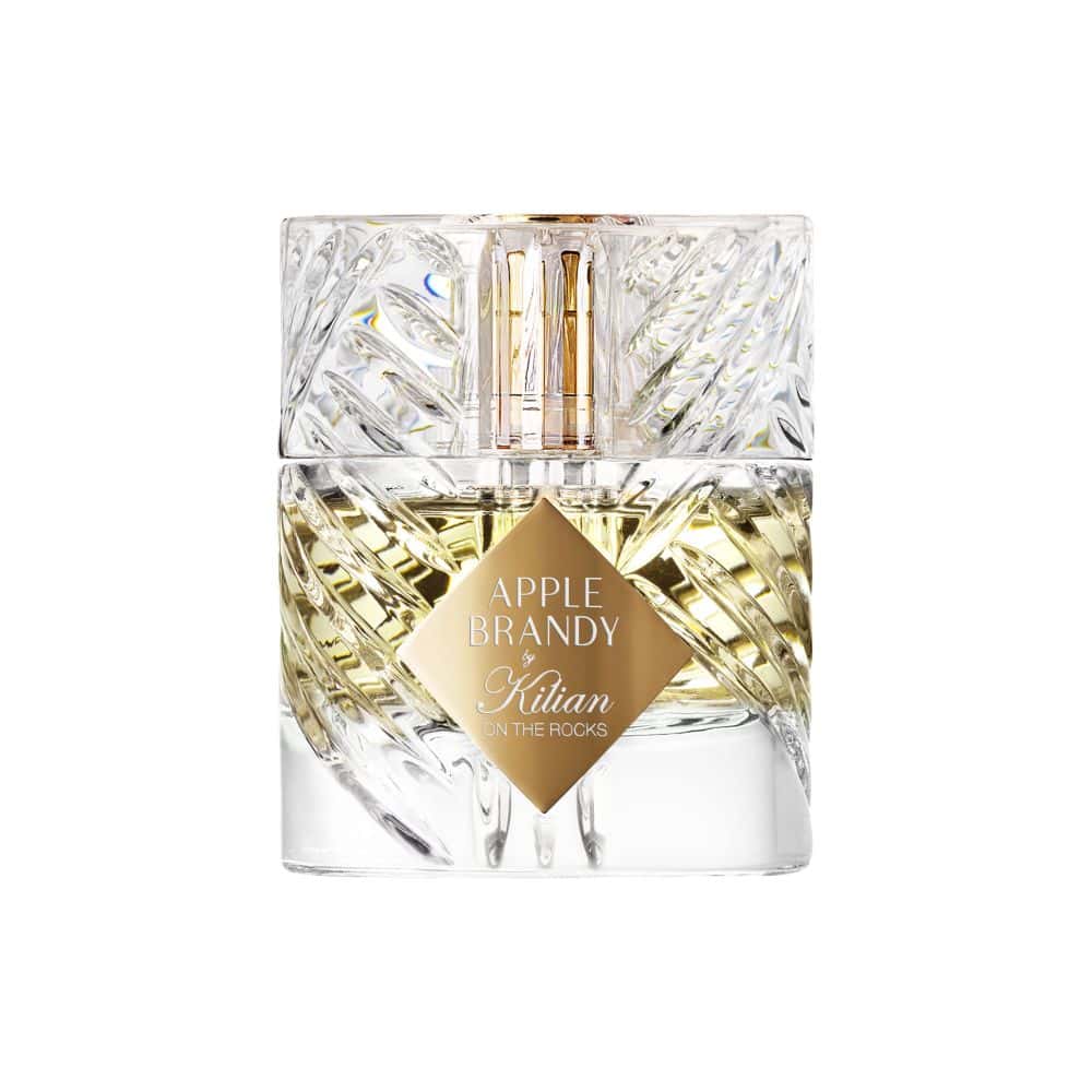 Kilian Apple Brandy On The Rocks Eau de Parfum bottle with ornate crystal cap