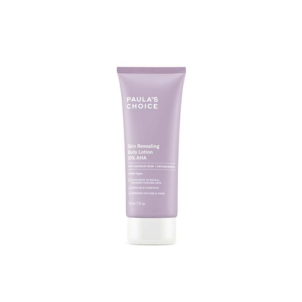 Resist Skin Revealing Body Lotion with 10% AHA for exfoliating and hydrating skin