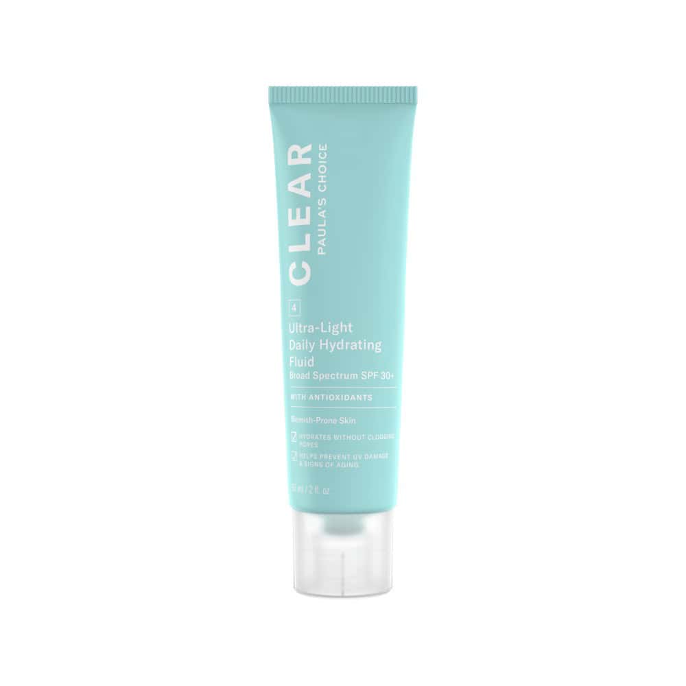 Paula's Choice Clear Ultra-Light Daily Hydrating Fluid SPF 30+ for blemish-prone skin