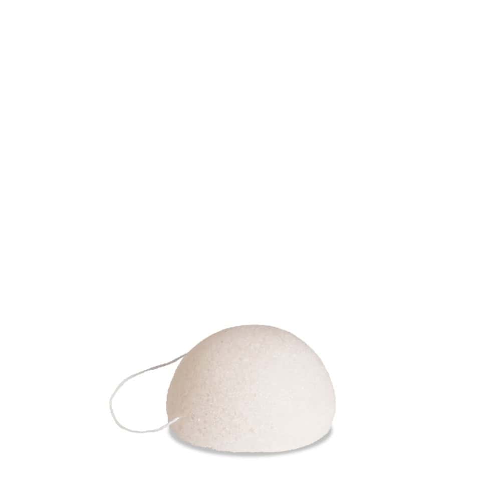 Konjac sponge with hanging loop, gentle facial cleansing tool