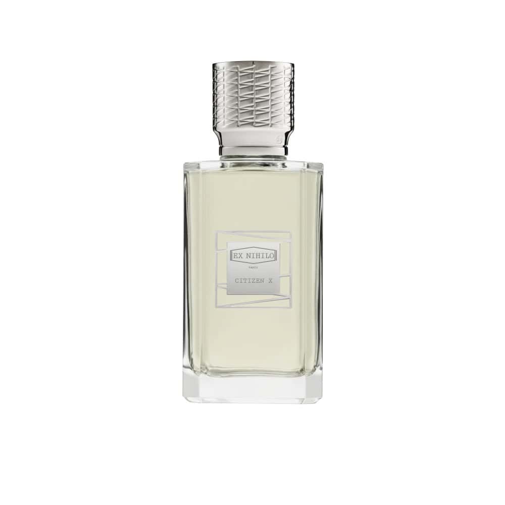 EX NIHILO Citizen X Eau de Parfum bottle with silver textured cap