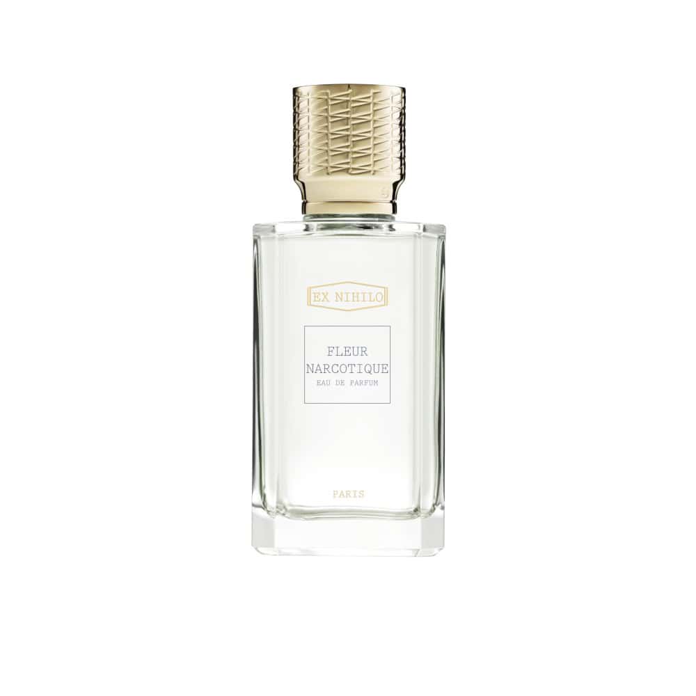 EX NIHILO Fleur Narcotique Eau de Parfum bottle with gold cap