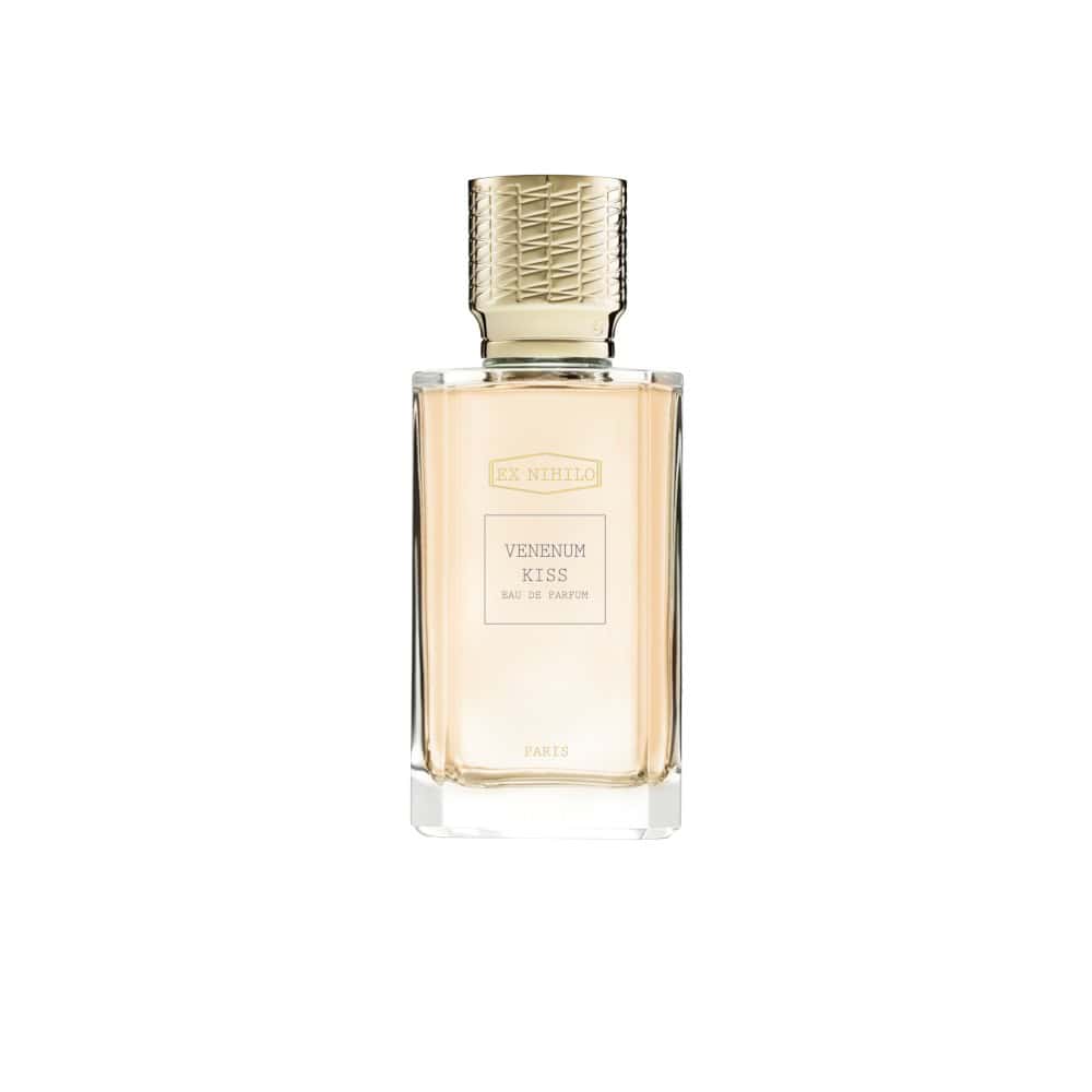 EX NIHILO Venenum Kiss Eau de Parfum bottle with gold cap