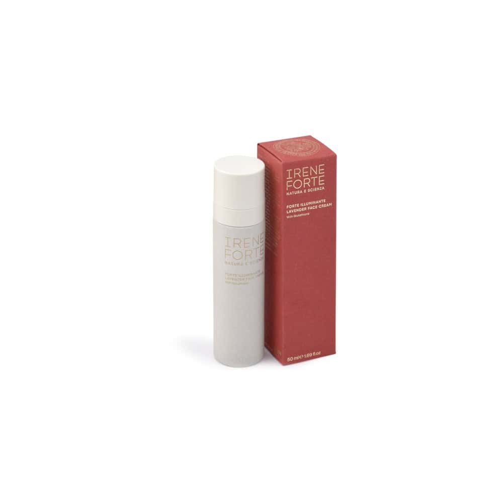 Irene Forte Lavender Face Cream bottle and box