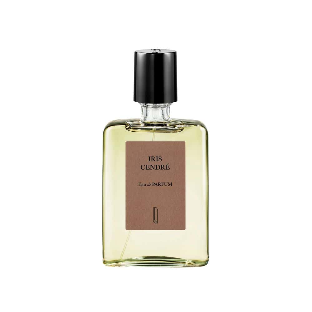 Bois d’Ascèse Eau de Parfum: Square glass bottle with a brown label and black cap