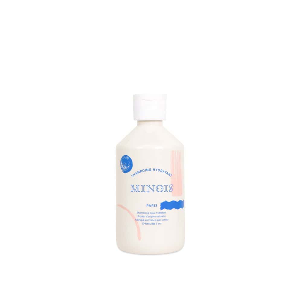 Minois Paris Shampoing Hydratant: Gentle, hydrating shampoo for children, made with natural ingredients.