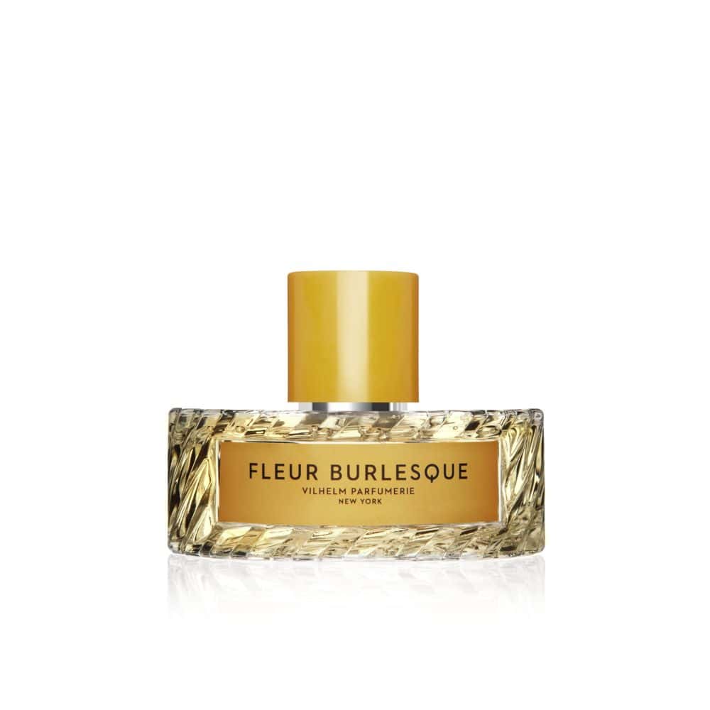 Vilhelm Parfumerie Fleur Burlesque Eau de Parfum bottle with yellow cap