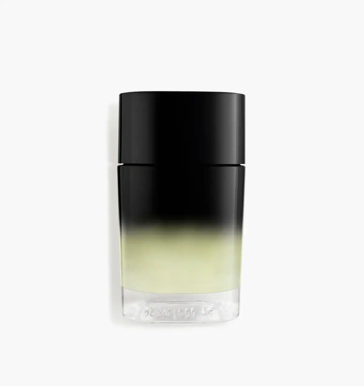 34 Boulevard Saint Germain EDP: Black and gradient yellow glass perfume bottle with clear base