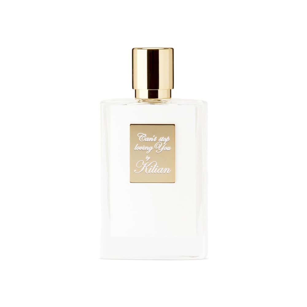 Kilian Can't Stop Loving You Eau de Parfum, clear glass bottle with gold cap