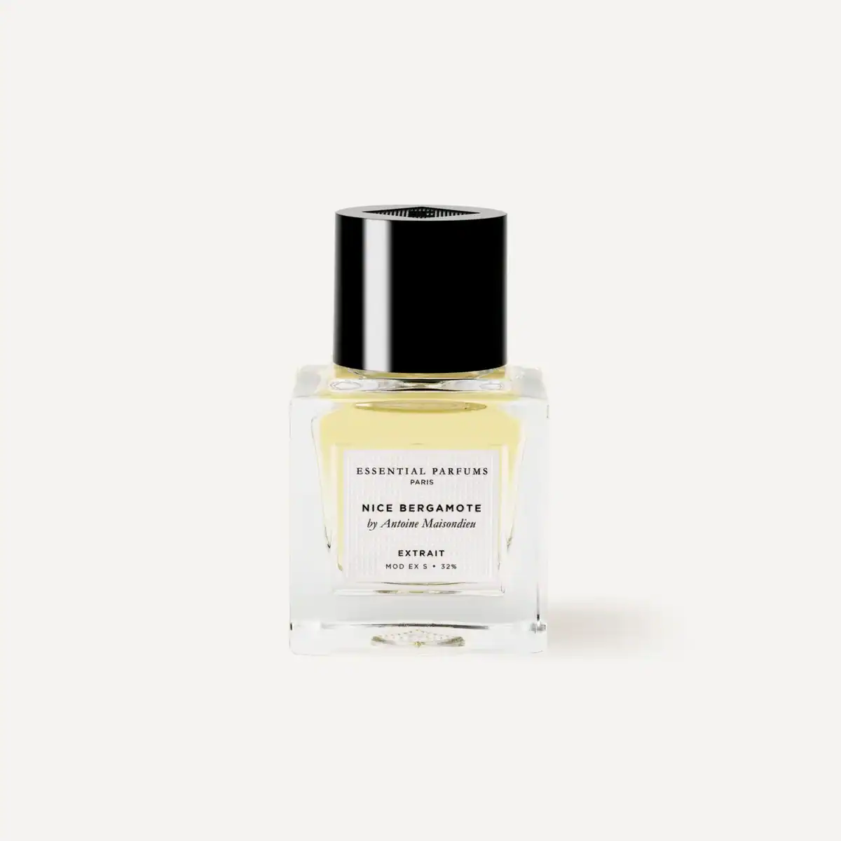 Essential Parfums Nice Bergamote Extrait perfume bottle with black cap