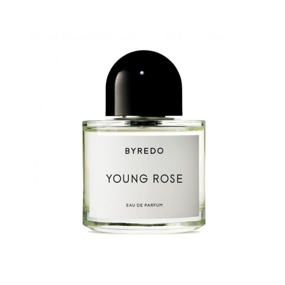 BYREDO Young Rose Eau de Parfum bottle with black cap